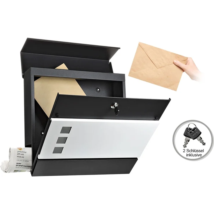 Mucola Wandbriefkasten Weiß – Bild 4