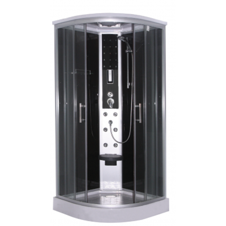 Sanotechnik Komplettduschkabine SCALA black