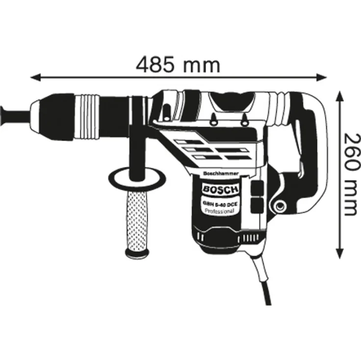 Bosch Professional GBH 5-40 DCE (0 611 264 000) – Bild 3