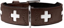 Hunter Hunde-Halsband Swiss braun-schwarz XXS-XS