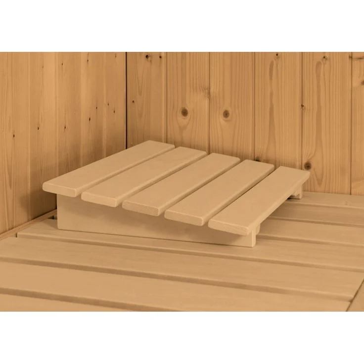 Karibu Sauna Amelia 1 Set mit Ofen 9 kW Edelstahl, externe Steuerung Easy – Bild 3