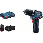 Bosch Professional 12V System Akkuschrauber GSR 12V-35 (2x 3,0 Ah Akku, 12 Volt, max. Drehmoment hart-weich: 35-20 Nm, in L-Boxx)