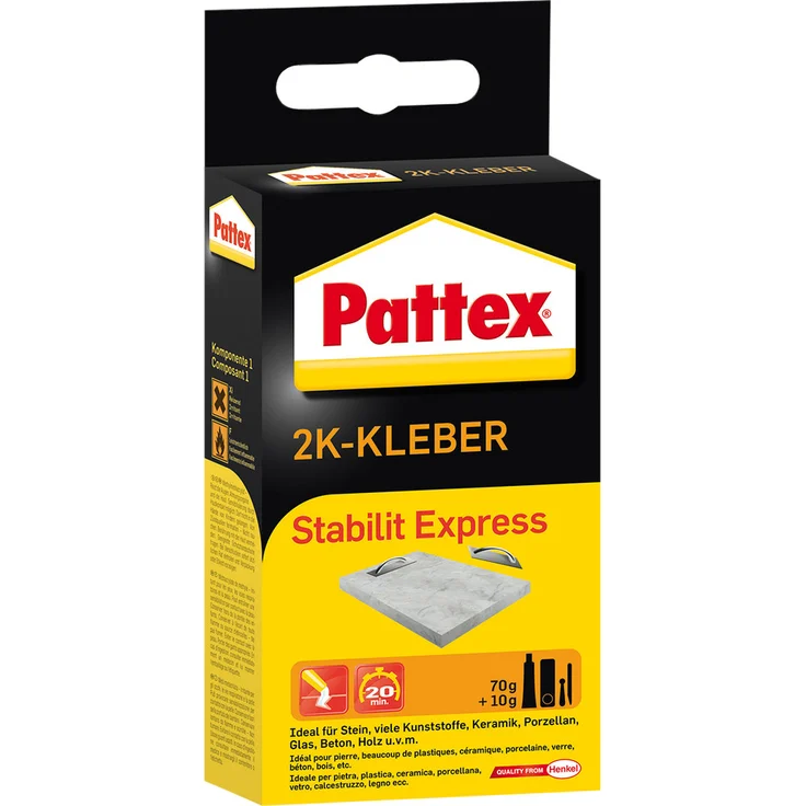 Henkel Henkel Pattex Stabilit Express, 80 g PSE 6N (Universalkleber Stabilit) - Preisvergleich – Bild 1
