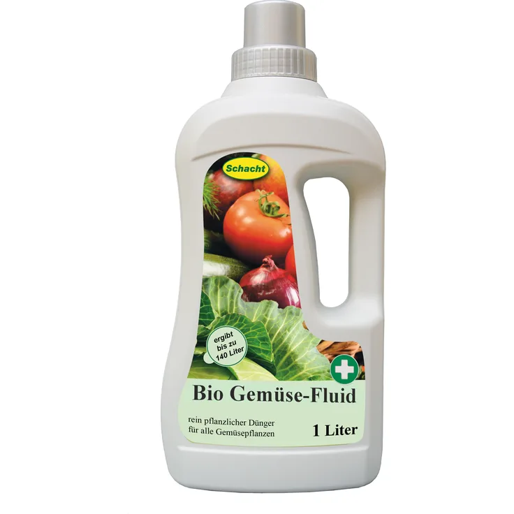 SCHACHT Bio Gemüse-Fluid, 1 Liter Recyclat-Flasche