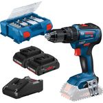 Bosch Professional Akku-Schlagbohrschrauber GSB 18V-55 / 2x 4,0 Ah ProCORE18V Akku + Ladegerät in L-Case