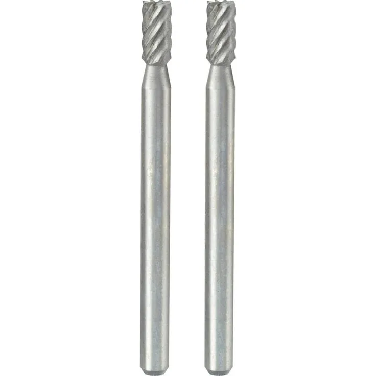 Proxxon 28722 Frässtifte aus Wolfram-Vanadium-Stahl Form Zylinder Ø3mm 2 Stück