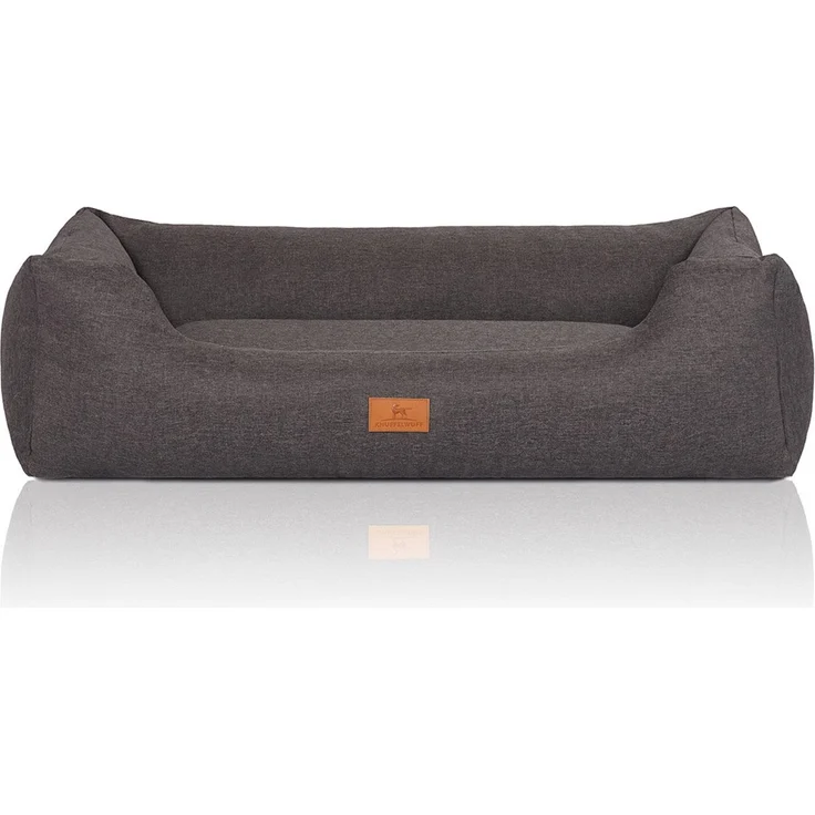 Knuffelwuff Hundebett Lotte Grau XXL 120x85cm – Bild 1
