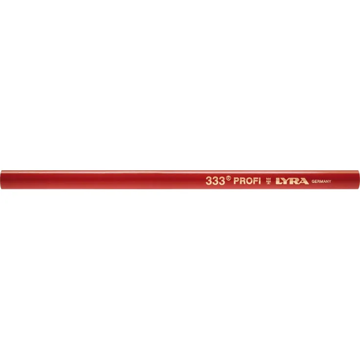 Zimmermanns-Bleistift 333oval rot 30cm LYRA
