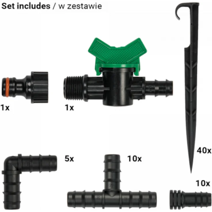 50 m Tropfbewässerungssystem-Set – Bild 3