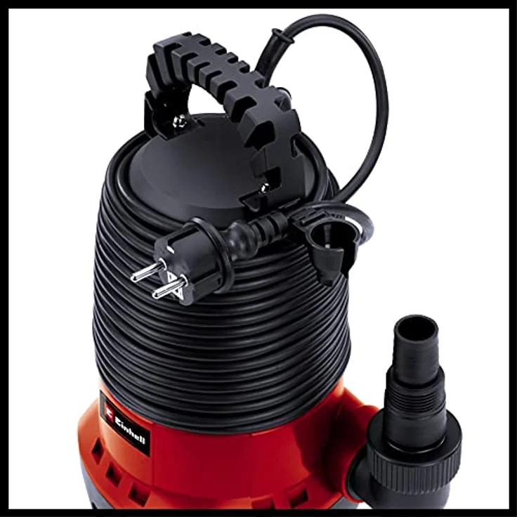 Einhell Schmutzwasserpumpe GC-DP 7835 (780 Watt, max. 15.700 l-h, max. 8 m Förderhöhe, Fremdkörper bis 35 mm, stufenloser Schwimmerschalter) Schmutzwasserpumpe – Bild 4