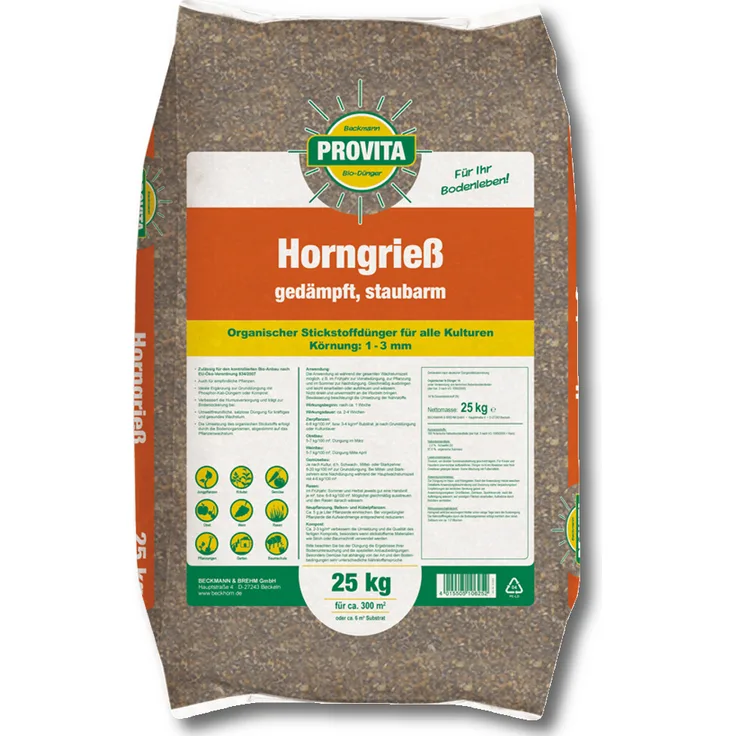 BECKMANN PROFI Provita® Horngriess gedämpft, 25 kg