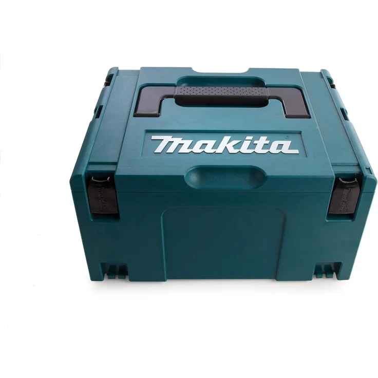 Makita Makpac Werkzeugkoffer Größe 3, 821551-8, Systainer blau stapelbar 29,6 x 39,6 x 21 cm Transportkoffer – Bild 2