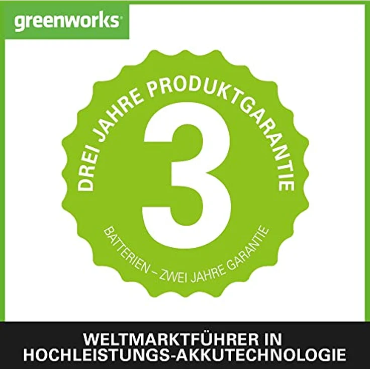 Greenworks Akku-Druckreiniger G24PWK4 (Li-Ion 24V 300 Watt Motorleistung 24 bar Druck 180 l/h Durchflussmenge 5-Fach Düse 6m Schlauch mit 4Ah Akku und Ladegerät) – Bild 6