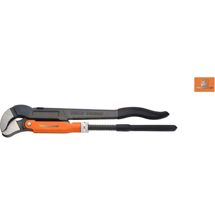 Eckrohrzange Wasserpumpenzange 1,5'' S-Maul 45° Rohrzange