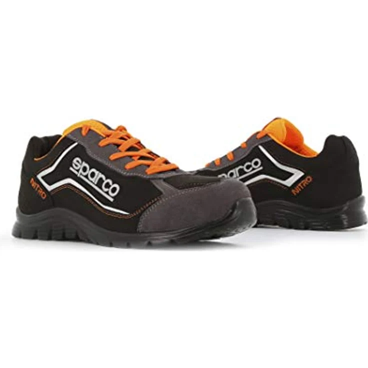 SPARCO Nitro Black Orange S3 Sicherheitsschuh EN ISO 20345 48 – Bild 2