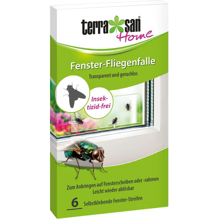 Terrasan Home Fenster-Fliegenfallen, 6 Stück