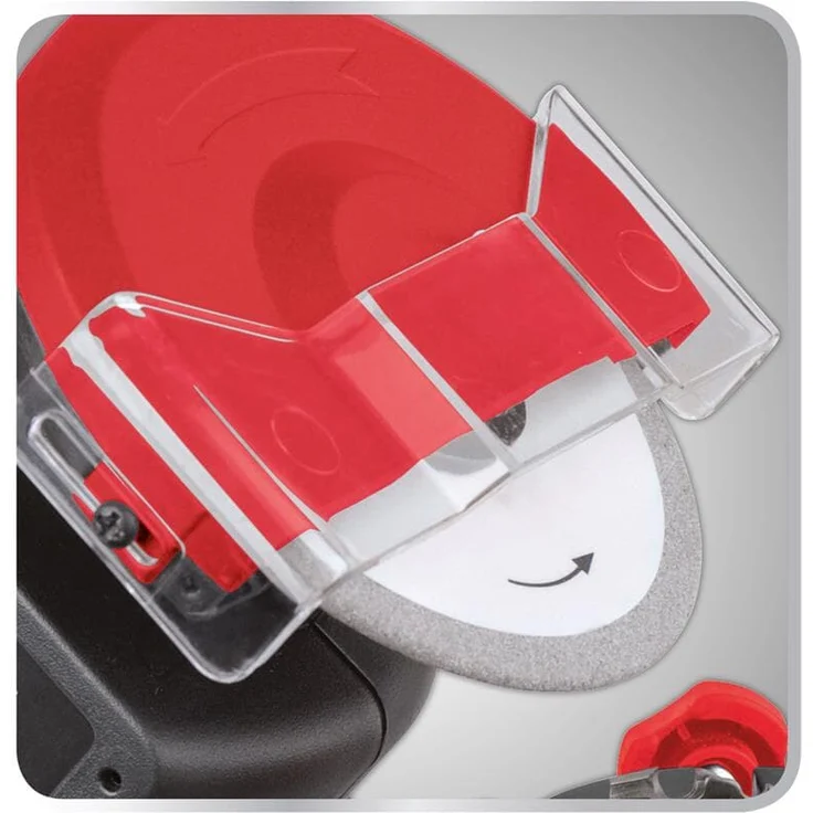 Scheppach Kettenschärfer KS1200 (200W, SchleifscheibeØ 100mm, BohrungsØ 10mm, großer Funkschutz, kompakte Bauweise, robustes Gehäuse, einfach transportierbar) – Bild 3