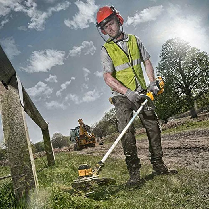 DeWalt Akku-Rasentrimmer 18 Volt, bürstenlos, 30 cm Schnittbreite, zwei-Stufen-Elektronik, Bumb-Feed Fadenverlängerung, für große Flächen und Gärten, ohne Akku und Ladegerät DCM561PB – Bild 9
