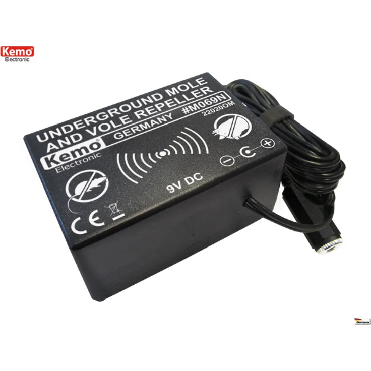 Kemo Underground Repeller Wühlmausvertreiber Funktionsart Vibration Wirkungsbereich 1000m² 1St.