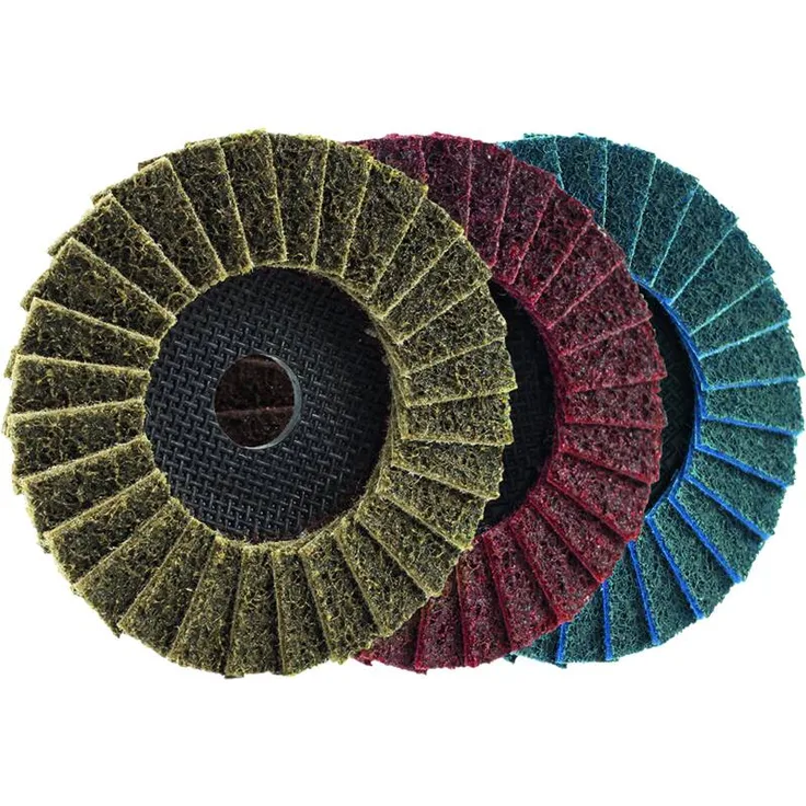 Schleifscheibe TRIMFIX Fleece Flap, 125 x 22,2 mm, grob, K80