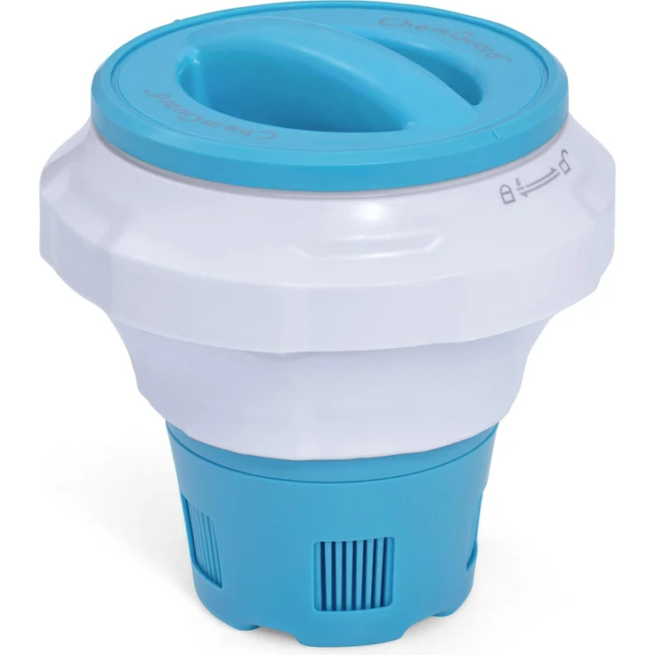 Bestway Flowclear™ Dosierschwimmer mit ChemGuard Schutzhandschuh – Bild 1