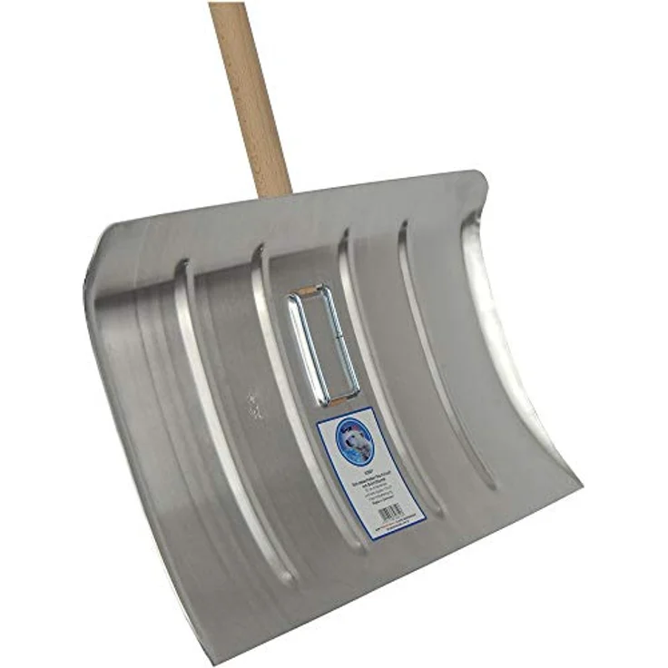 SHW Schneeschieber Alu 50 cm m. Schnittkante u. Stiel (Stiel 130cm) – Bild 4