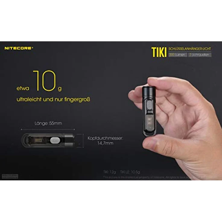 Nitecore FLASHLIGHT T SERIES 300 LUMENS-TIKI LE NITECORE – Bild 3