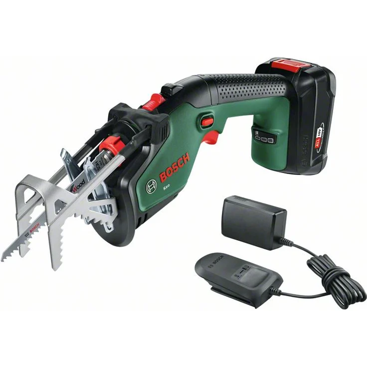 Bosch Keo 0600861A00 Power for All 18V Gartensäge mit Akku mit Ladegerät – Bild 1