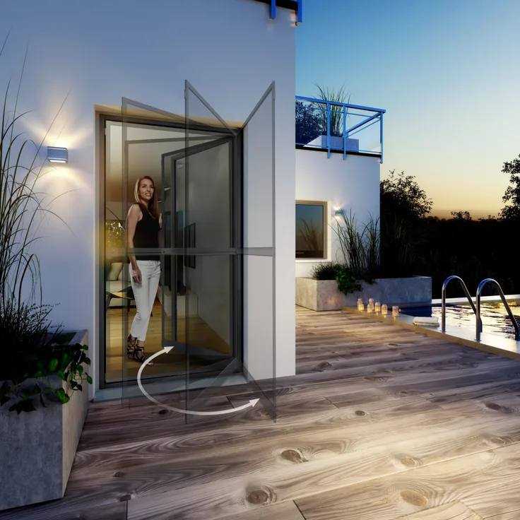 Windhager Fliegenschutz-Pendeltür 100 x 210 cm -