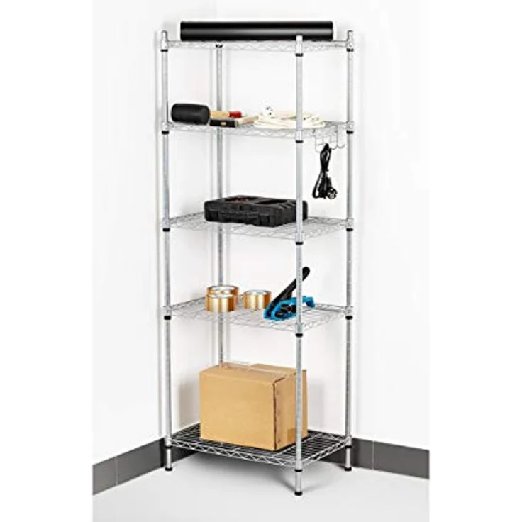 Metallregal Haushaltsregal Steckregal Büro Regal 35 X 55 X 150 150 Kg – Bild 6
