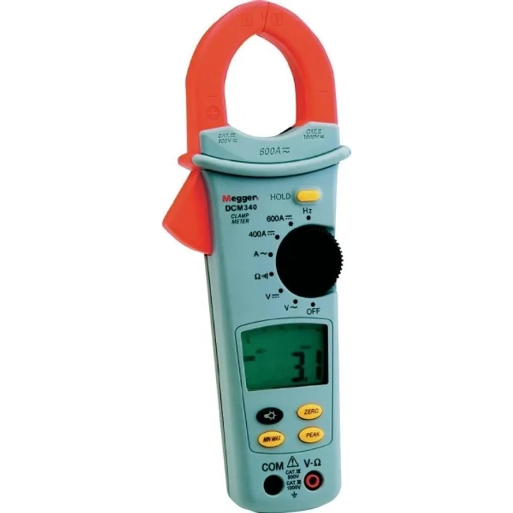 Megger DCM340 Stromzange, Hand-Multimeter digital CAT III 600 V Anzeige Counts: 4000 1000-305