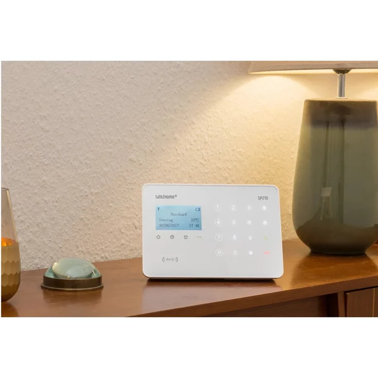 Safe2Home® Funk Alarmanlagen Basis Set SP210 mit Sabotageschutz – WIFI / GSM / SMS Alarmierung - Lichtsteuerung – Bild 2