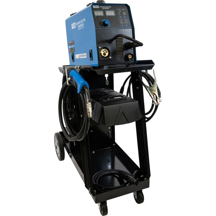 GÜDE Uni-Mig 205 SYN Universal Schweißgerät Fülldrahtschweißer Schweißer 200A – Bild 3