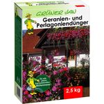 Grüner Jan 7x 2,5kg Grüner Jan Geranien- und Pelargoniendünger Zierpflanzen Blumen düngen - Preisvergleich