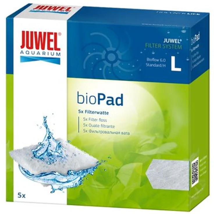 Juwel bioPad L - Filterwatte mechanischer Vorfilter Süß- und Meerwasser – Bild 1