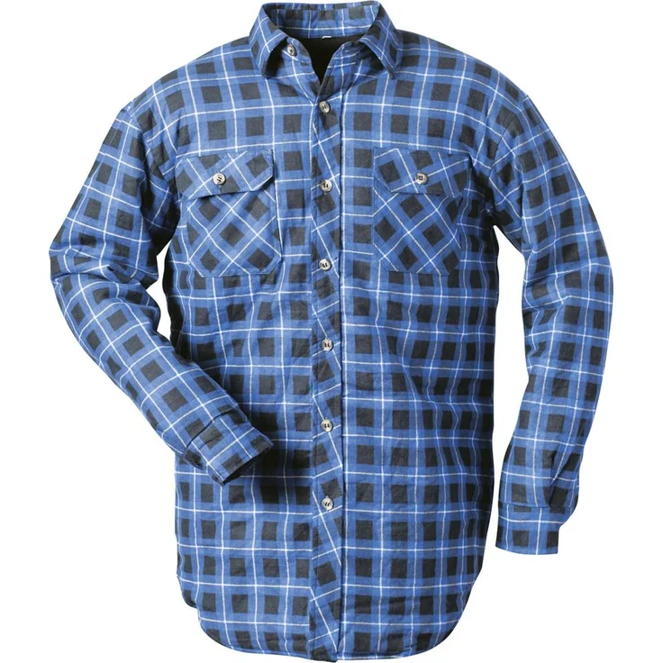 Thermohemd, gef.,Gr. 2XL,blau-kariert – Bild 1