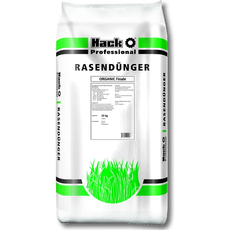 HACK PROFI Herbstrasendünger Organic Finale, 25 kg