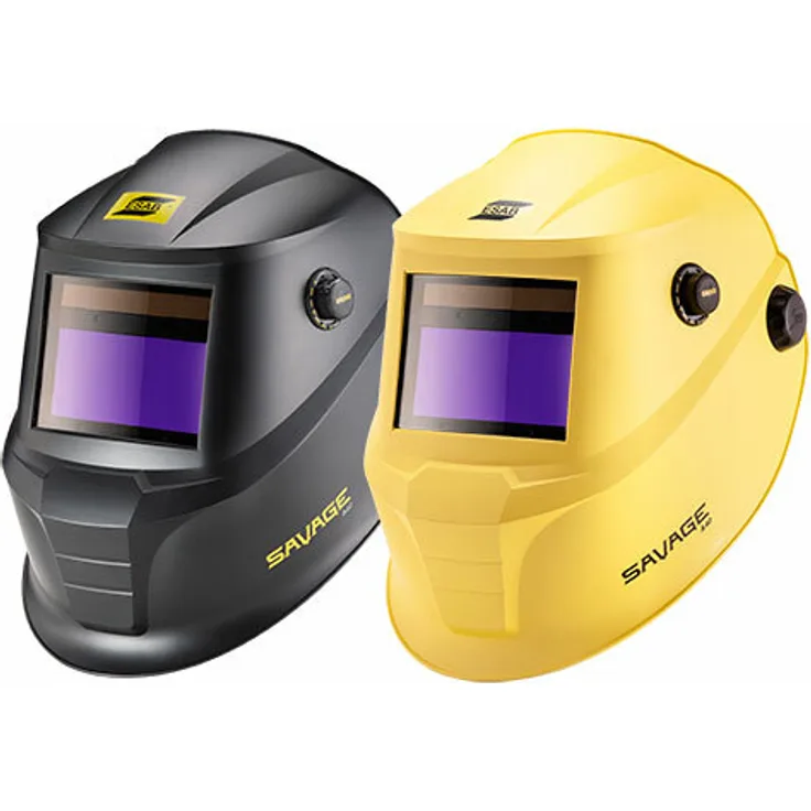 ESAB Automatik-Schweißerhelm SAVAGE A40 (neu) schwarz, DIN 9-13, wechselbare Batterien