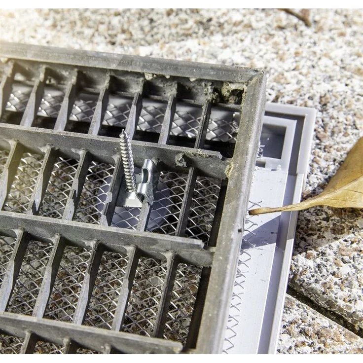 Windhager Lichtschachtabdeckung Komplettset Alu, 44x106cm – Bild 2