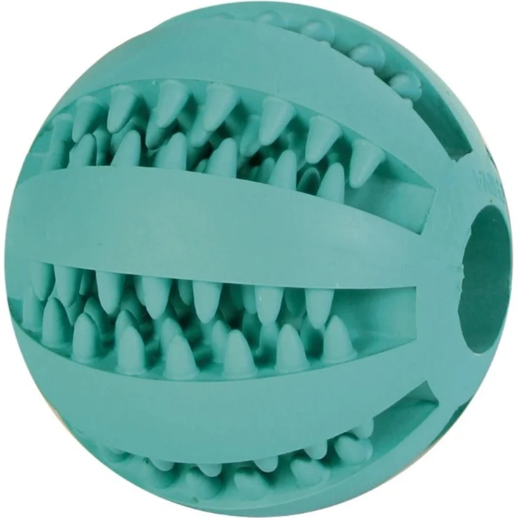 Trixie Denta Fun Baseball Mintfresh Naturgummi ø 7 cm – Bild 1