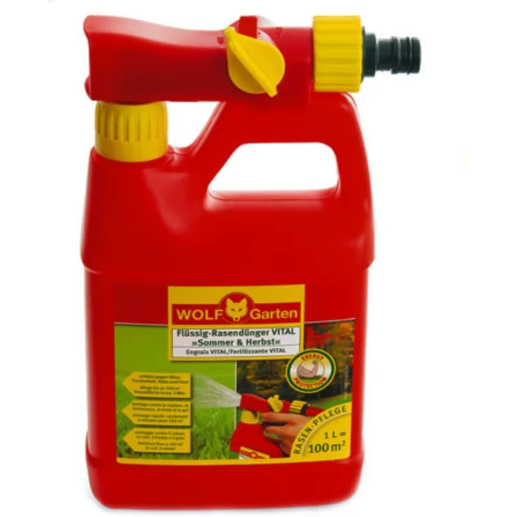 WOLF-Garten 3848010 Rasendünger VITAL S&H LV100qm 1 l – Bild 1