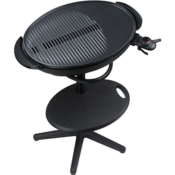 Steba VG 350 BIG Barbecue Säulengrill, Elektrogrill, mit praktischer Ablage, 55 x 41 cm Grillfläche – Bild 15