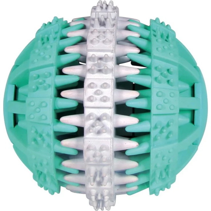 Trixie Denta Fun Ball Mintfresh aus Naturgummi ø 7,5cm – Bild 1