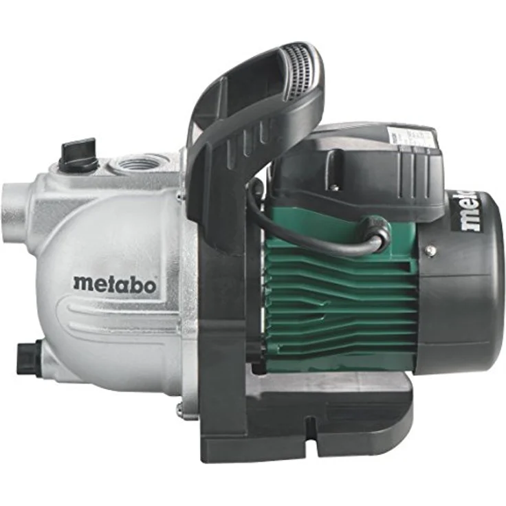 Metabo P 4000 G Gartenpumpe (600964000) Karton 1100 W, 4000 l/h, Max. Förderhöhe: 46 m 4,6 bar Ansaughöhe 8 m geeignet für Gartenbewässerung mit 1 bis 3 Regnern – Bild 2