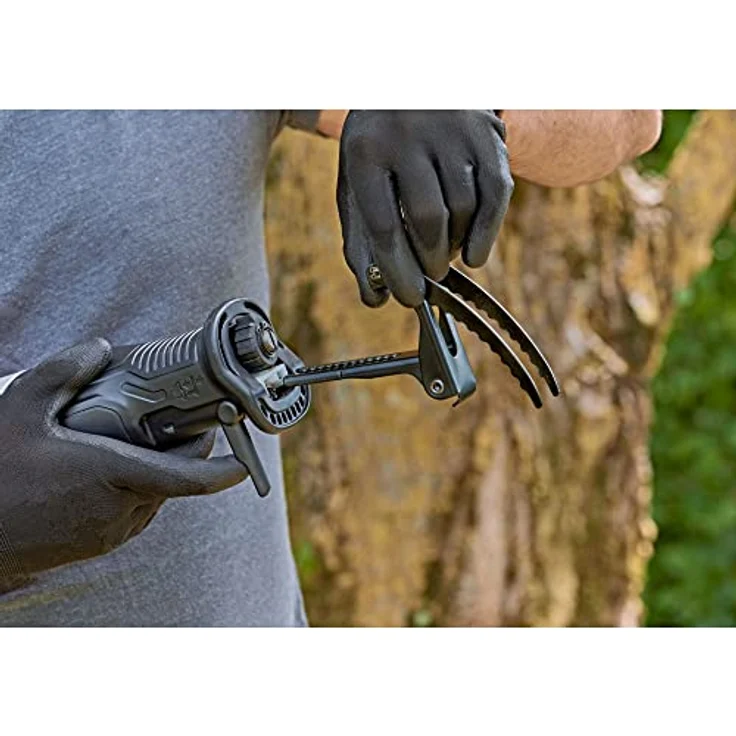 Black und Decker 750 W Säbelsäge BES301 20 mm Hublänge für schnelle Schnitte in Holz Metall & Kunststoff – Bild 6