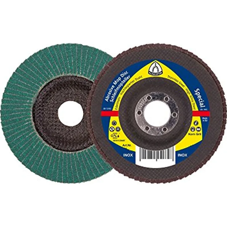 1x10 Klingspor SMT 324 Schleif- mopteller 125x22,23 mm Korn 60