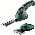 Bosch Isio Gras Strauchscher Set (0600833108), Schnittlänge 8cm, mit Ladegerät