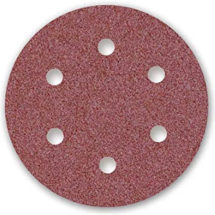 10 MENZER Klett-Schleifscheiben f. Trockenbauschleifer, Ø 225 mm - 6-Loch - K36 - Normalkorund