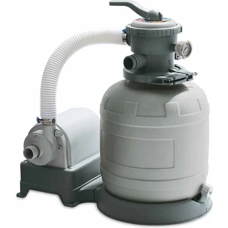 Summer Waves Pool Sandfilteranlage, 22 kg Sand, grau 5110 l-h