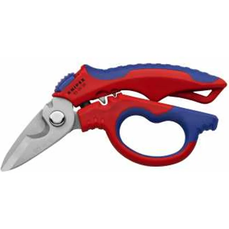 KNIPEX 95 05 20 SB Elektrikerschere 180mm gezahnt